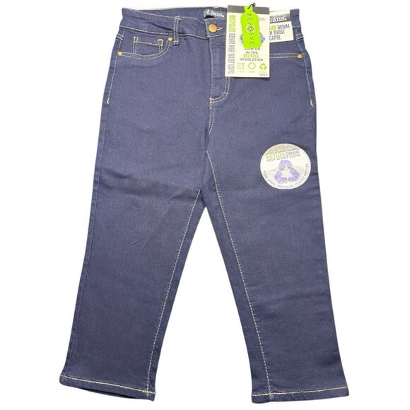 d. jeans Denim - NWT D. Jeans Recycled Denim High Waist Capri Womens 6 Dark Blue